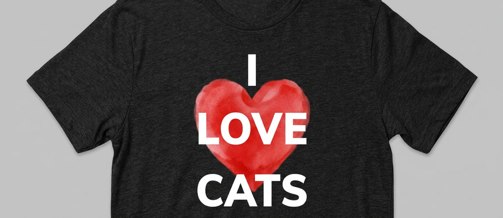 I love cats ladies T shirt
